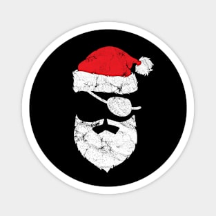 Pirate Santa Face Magnet